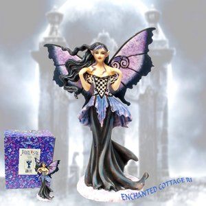 🧚‍Amy Brown 𝓖𝓞𝓣𝓗 𝓑𝓛𝓤𝓔 FairySite AB37018  MUNRO RET'D 2011 NIB